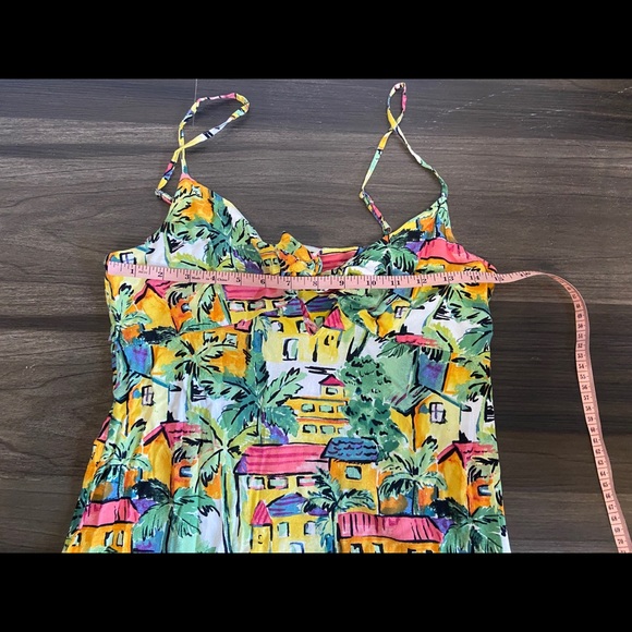 Forever 21 ties Front tropical  dress - Picture 6 of 7